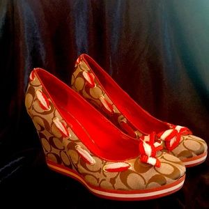 Coach Wedge Shoes Size 8.5